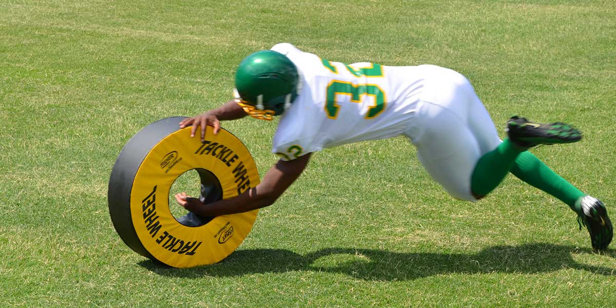 Fisher Athletic Tackle Wheel Professional Training Tool 28"Dia (FIS - TW2814) - SchoolOutlet