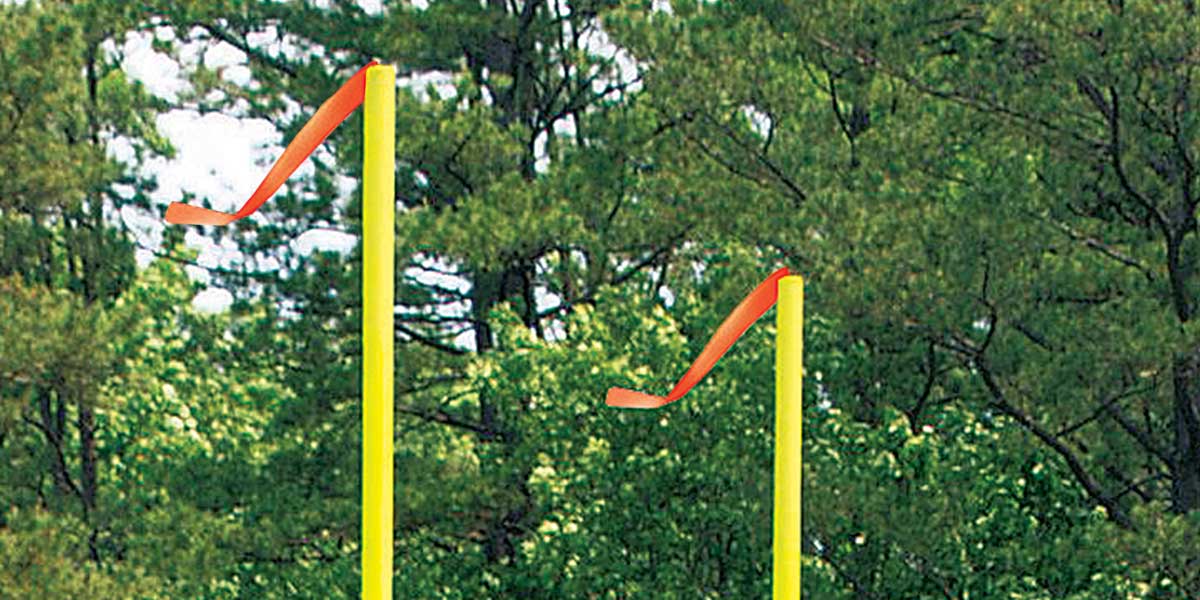Fisher Athletic Windstreamer Precision Velocity Indicator 4"W x 42"L (FIS - WS3) - SchoolOutlet