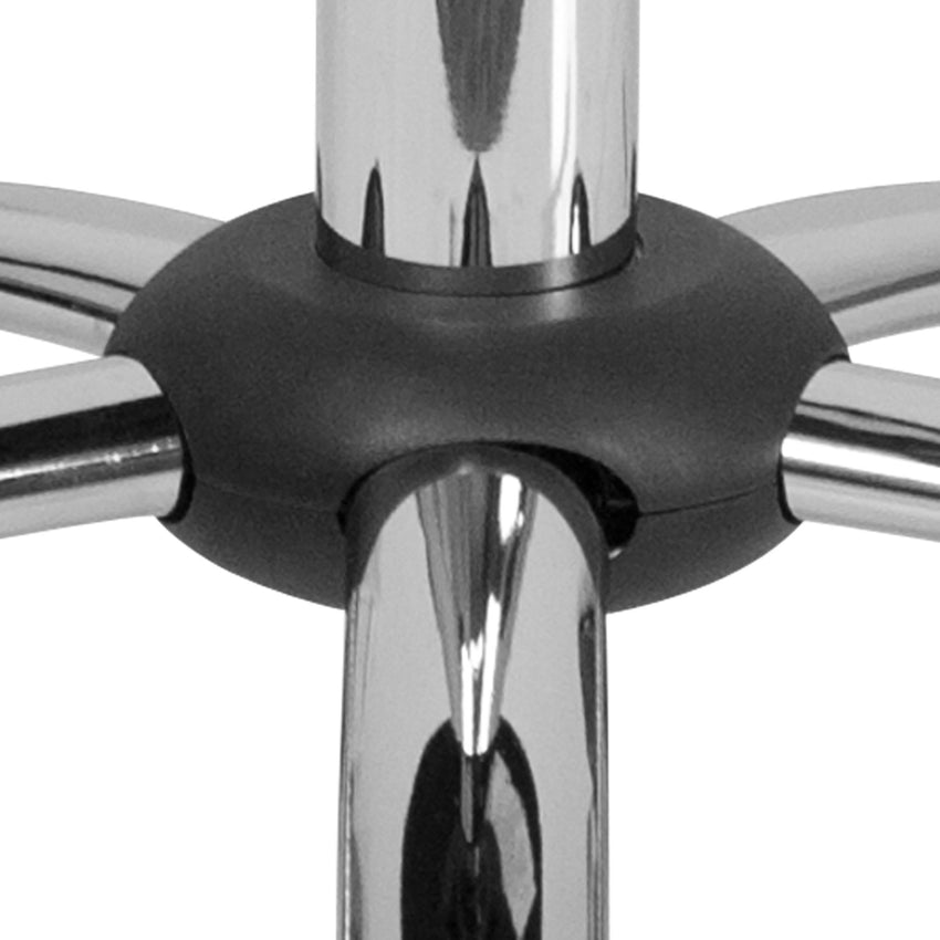 Rhonda Medical Ergonomic Stool with Chrome Base by Flash Furniture - SchoolOutlet