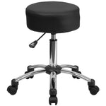 Rhonda Medical Ergonomic Stool with Chrome Base by Flash Furniture - SchoolOutlet