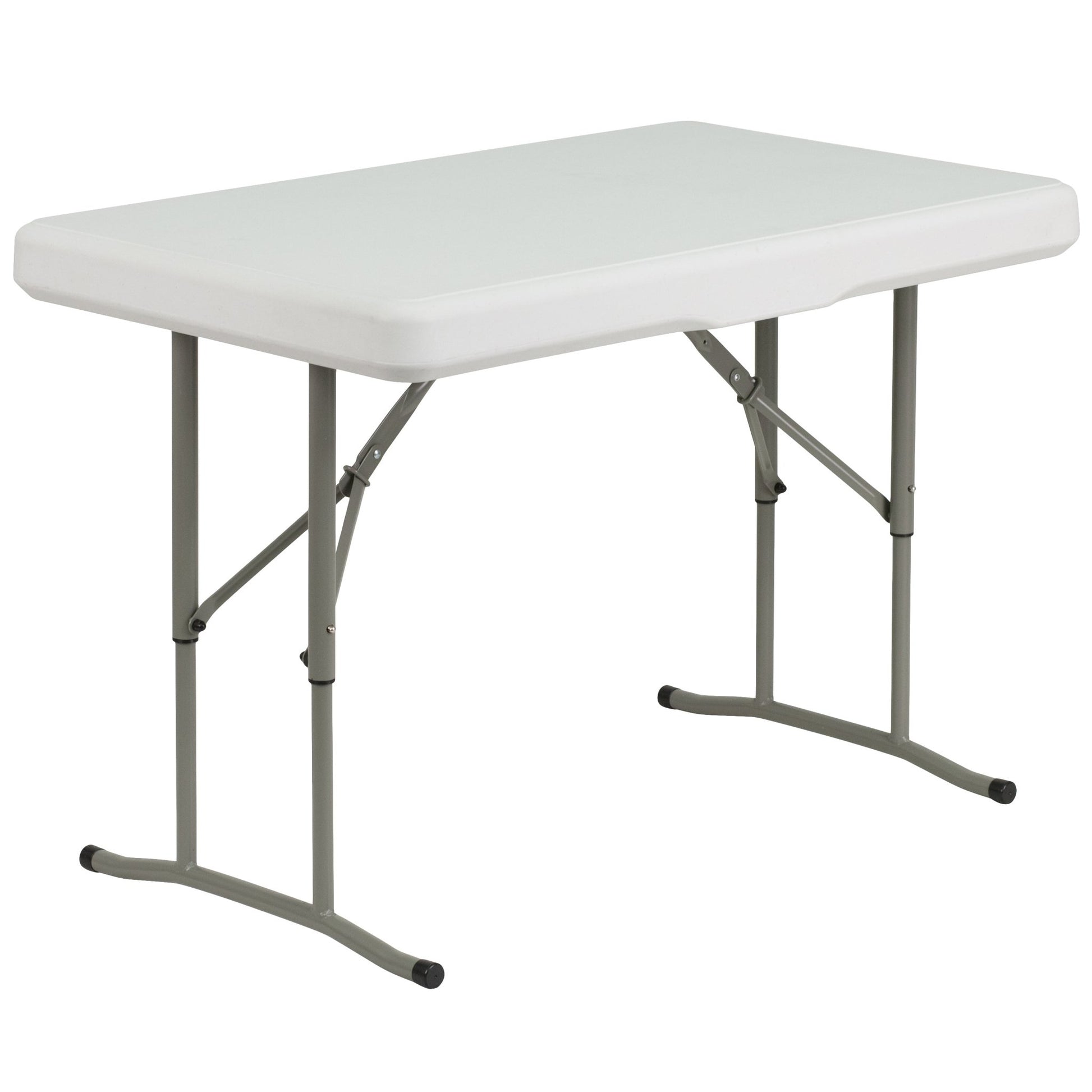 Rowan 3 Piece Portable Plastic Folding Bench and Table Set by Flash Furniture - SchoolOutlet