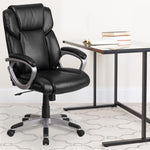 Flash Furniture LeatherSoft Executive Office Chair with Lumbar Support 18