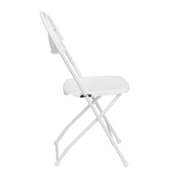 HERCULES Series Plastic Fan Back Folding Chair, 650 lb. Capacity by Flash Furniture