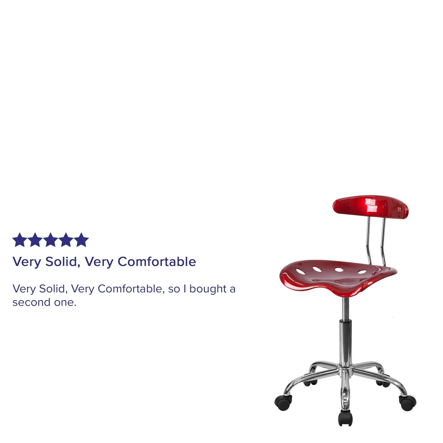 Elliott Swivel Task Office Chair with Tractor Seat by Flash Furniture - SchoolOutlet
