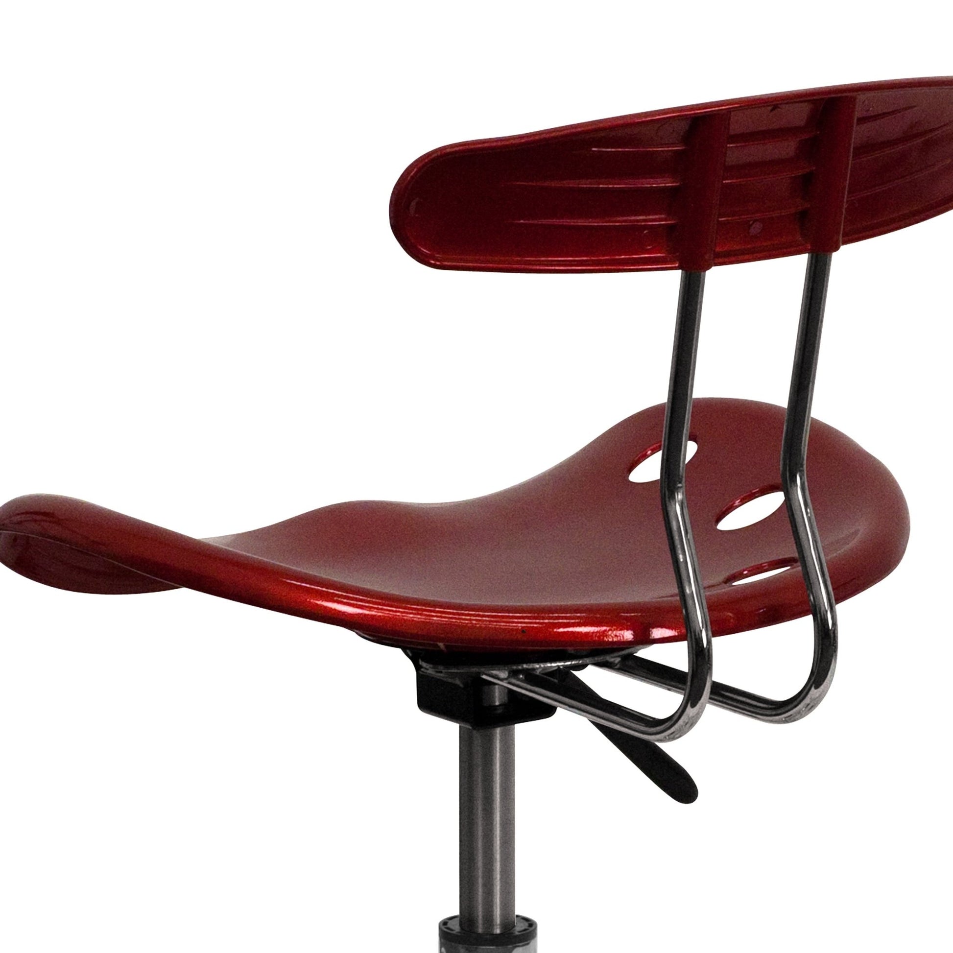 Elliott Swivel Task Office Chair with Tractor Seat by Flash Furniture - SchoolOutlet