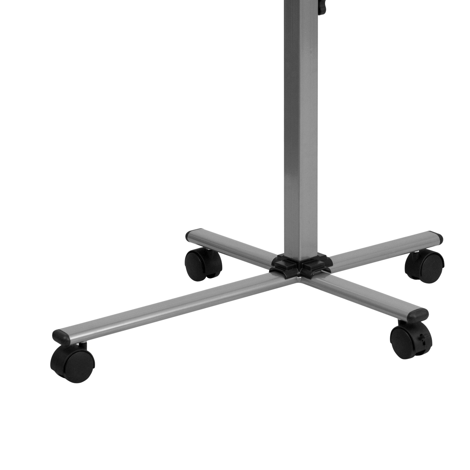Dunbar Angle and Height Adjustable Mobile Laptop Computer Table with Cherry Top by Flash Furniture - SchoolOutlet