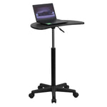 Eve Sit to Stand Mobile Laptop Computer Desk by Flash Furniture - SchoolOutlet