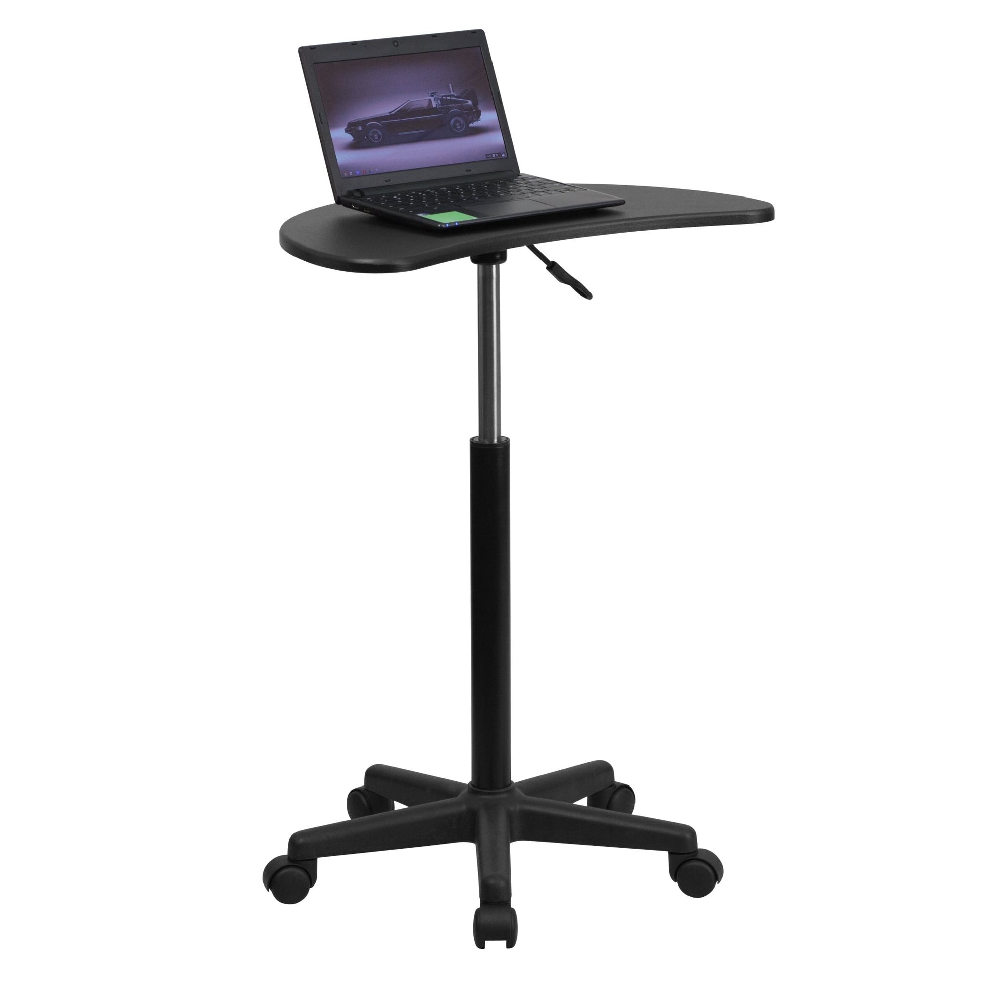 Eve Sit to Stand Mobile Laptop Computer Desk by Flash Furniture - SchoolOutlet