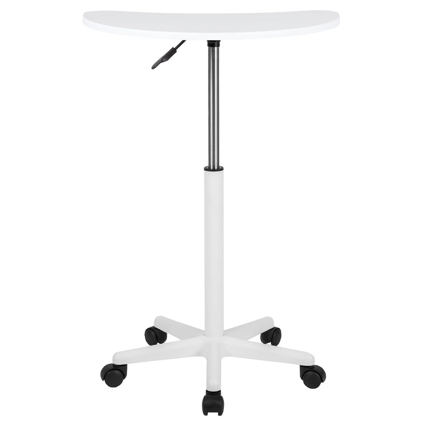 Eve Sit to Stand Mobile Laptop Computer Desk by Flash Furniture - SchoolOutlet