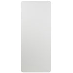 Kathryn 6 - Foot Rectangular Plastic Folding Table - Granite White by Flash Furniture - SchoolOutlet