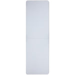 Kathryn 8 - Foot Bi - Fold Rectangular Plastic Folding Table for Banquet and Event with Carrying Handle, Height Adjustable - Granite White by Flash Furniture - SchoolOutlet