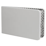 Kathryn 8 - Foot Bi - Fold Rectangular Plastic Folding Table for Banquet and Event with Carrying Handle - Granite White by Flash Furniture - SchoolOutlet