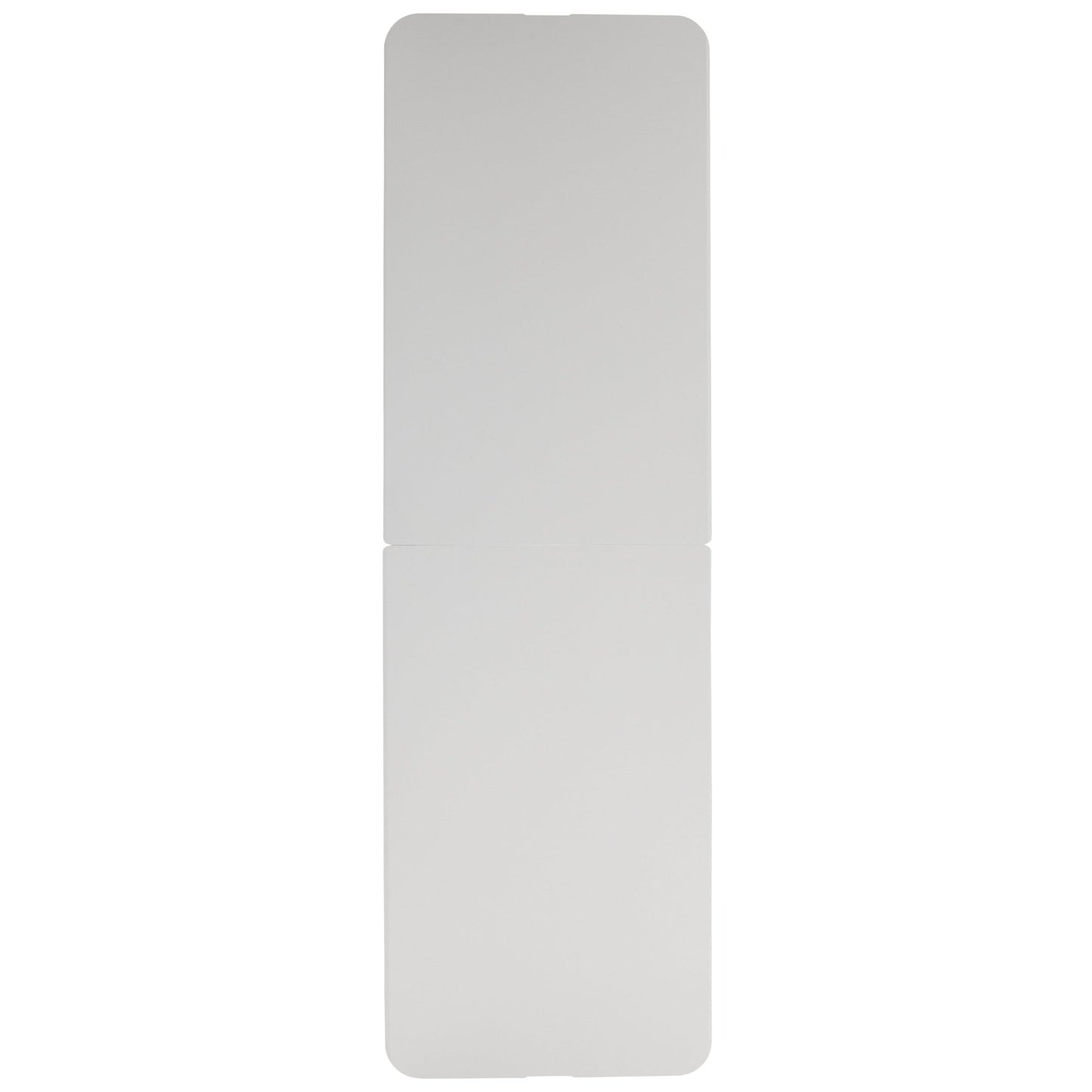 Kathryn 8 - Foot Bi - Fold Rectangular Plastic Folding Table for Banquet and Event with Carrying Handle - Granite White by Flash Furniture - SchoolOutlet