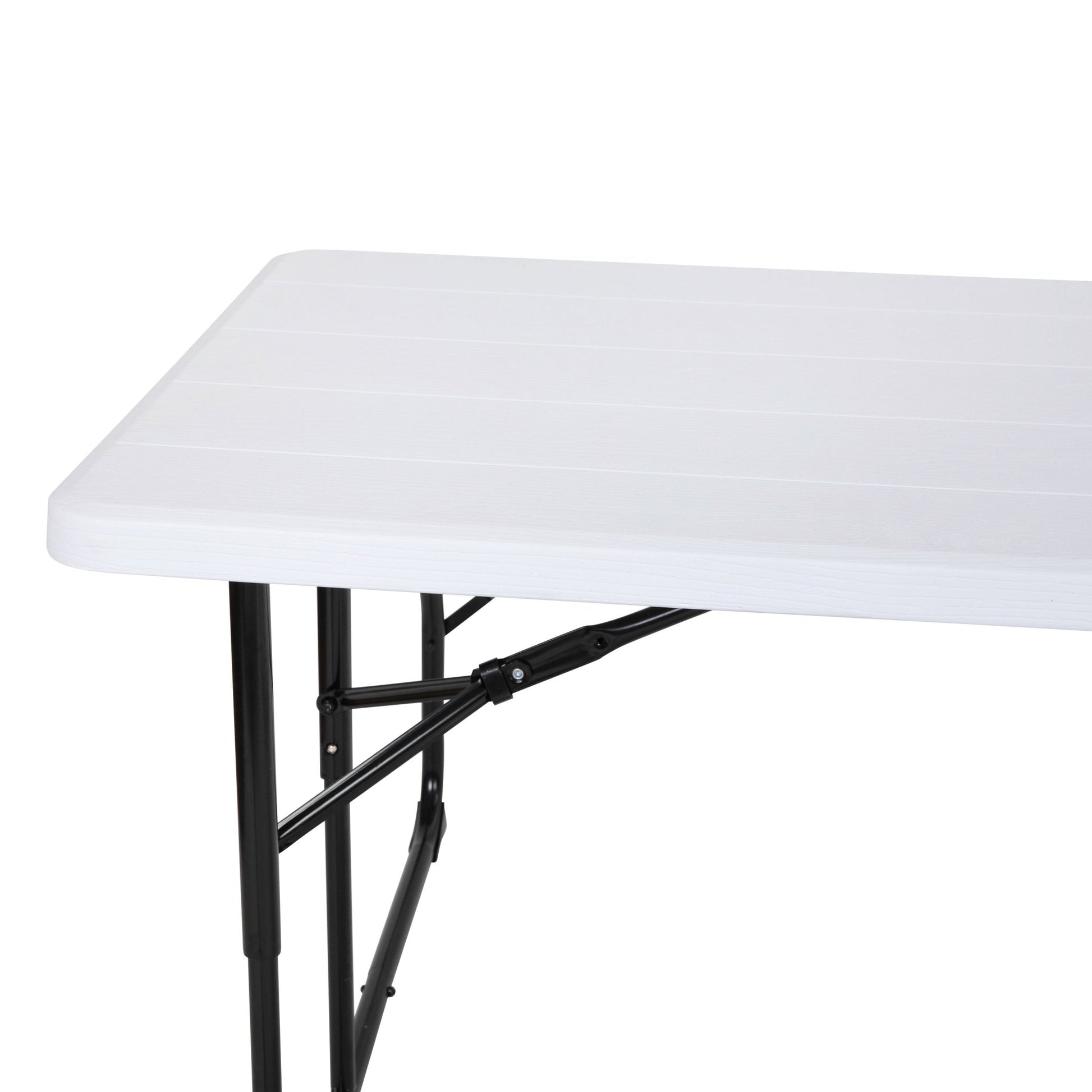Insta - Fold 4.5 - Foot Wood Grain Folding Picnic Table and Benches by Flash Furniture - SchoolOutlet