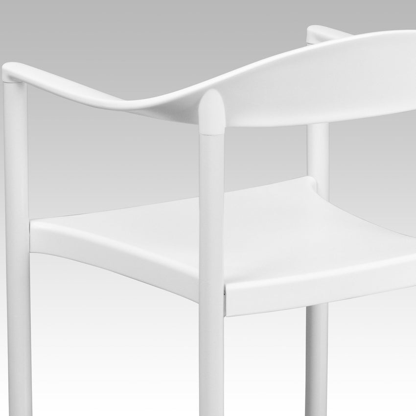 HERCULES Series Plastic Cafe Stack Chair - 1000 lb. Capacity by Flash Furniture - SchoolOutlet