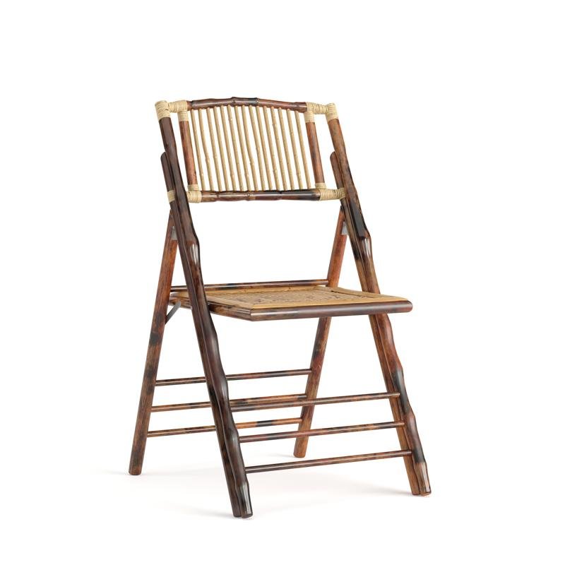 Flash Furniture American Champion Bamboo Folding Chair (FLA-X-62111-BAM-GG) - SchoolOutlet