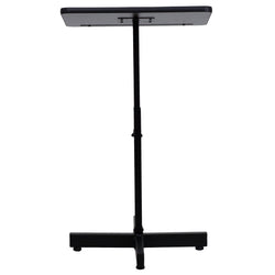 Mysta Adjustable Height Metal Lectern in Mahogany by Flash Furniture