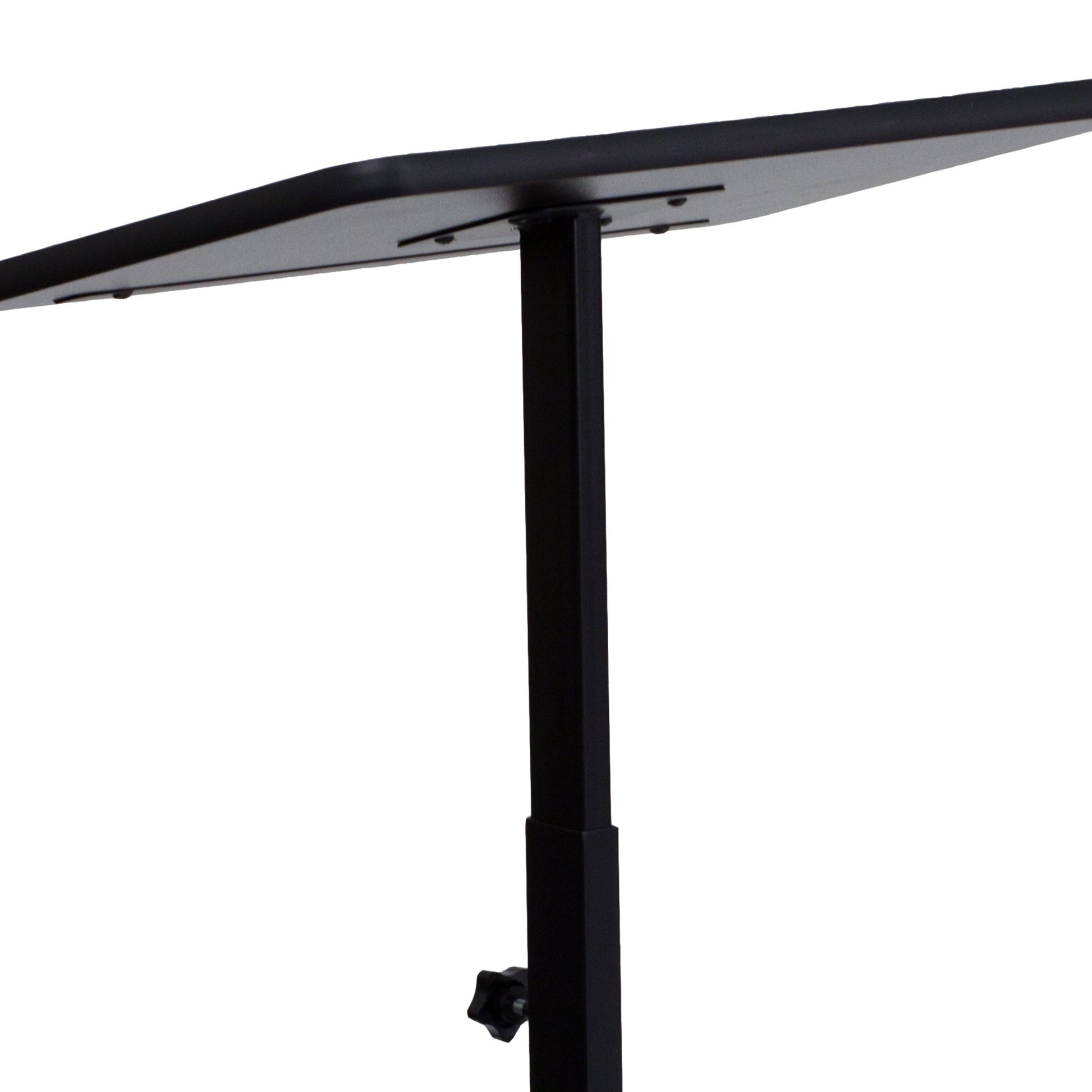 Mysta Adjustable Height Metal Lectern in Mahogany by Flash Furniture - SchoolOutlet