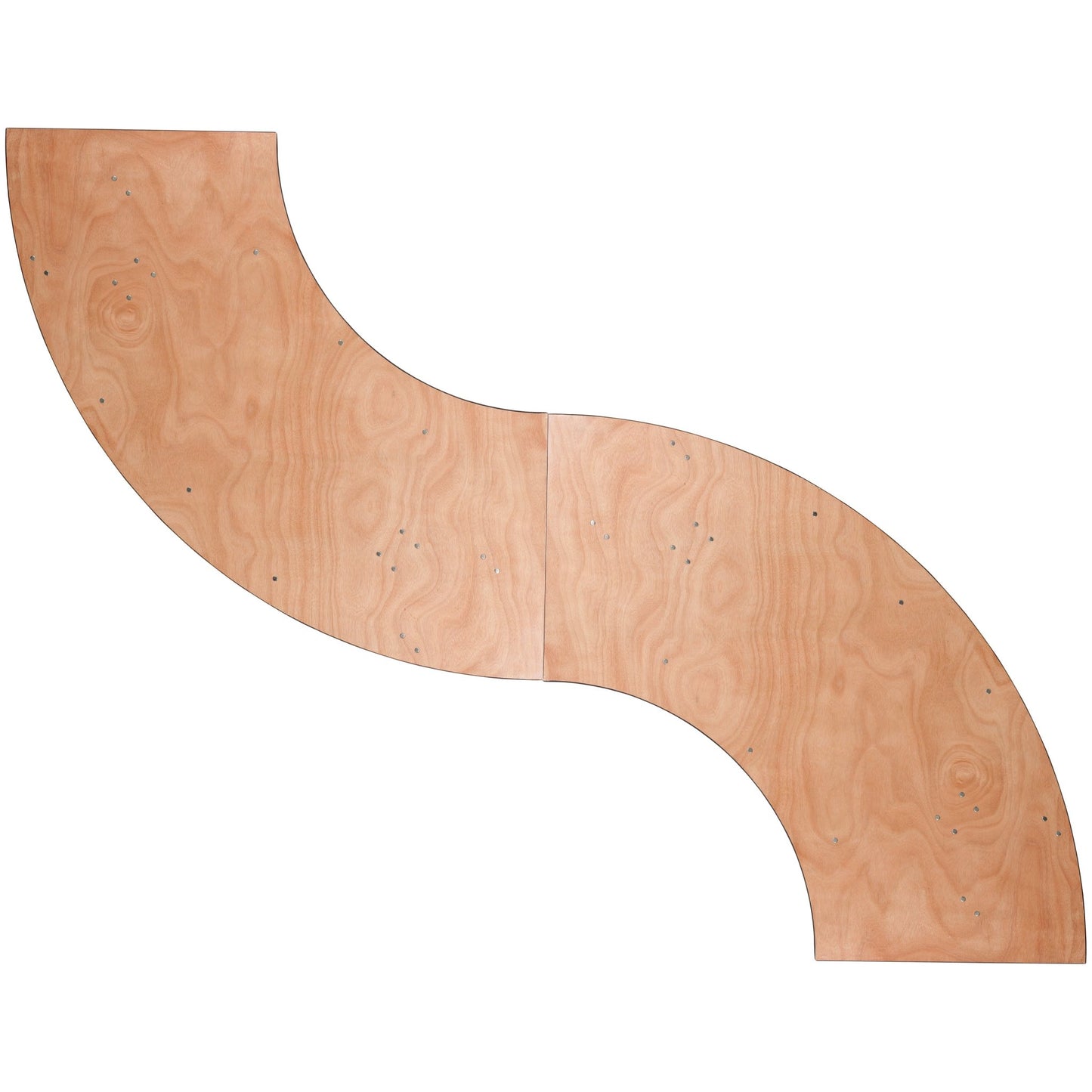 Ginny 7.25 ft. x 2.5 ft. Serpentine Wood Folding Banquet Table by Flash Furniture - SchoolOutlet