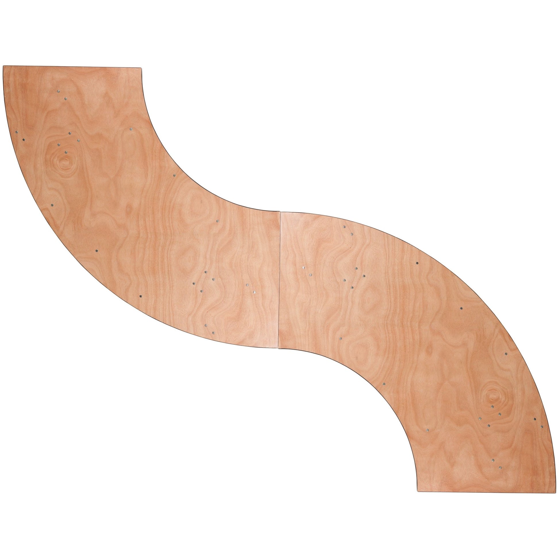 Ginny 7.25 ft. x 2.5 ft. Serpentine Wood Folding Banquet Table by Flash Furniture - SchoolOutlet