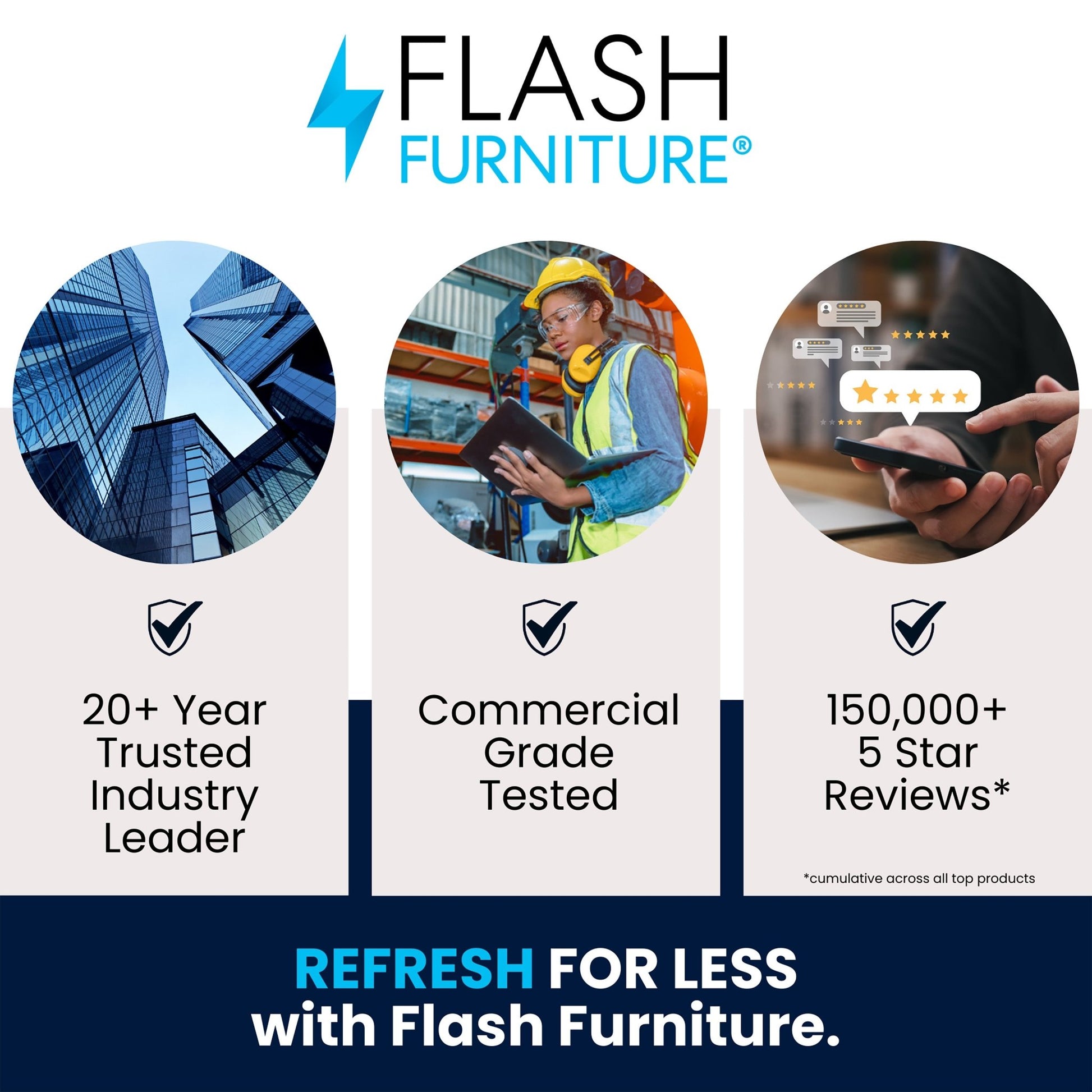 Flash Furniture Nicholas Soft Seating Flexible Moon Modular Ottoman for Classrooms and Daycares - 12" Seat Height - SchoolOutlet