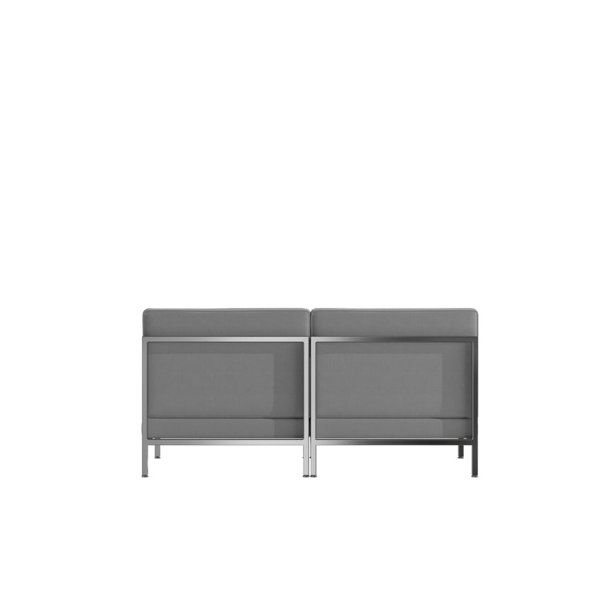 HERCULES Imagination Series 2 Piece Waiting Room LeatherSoft Lounge Set - Reception Bench by Flash Furniture - SchoolOutlet