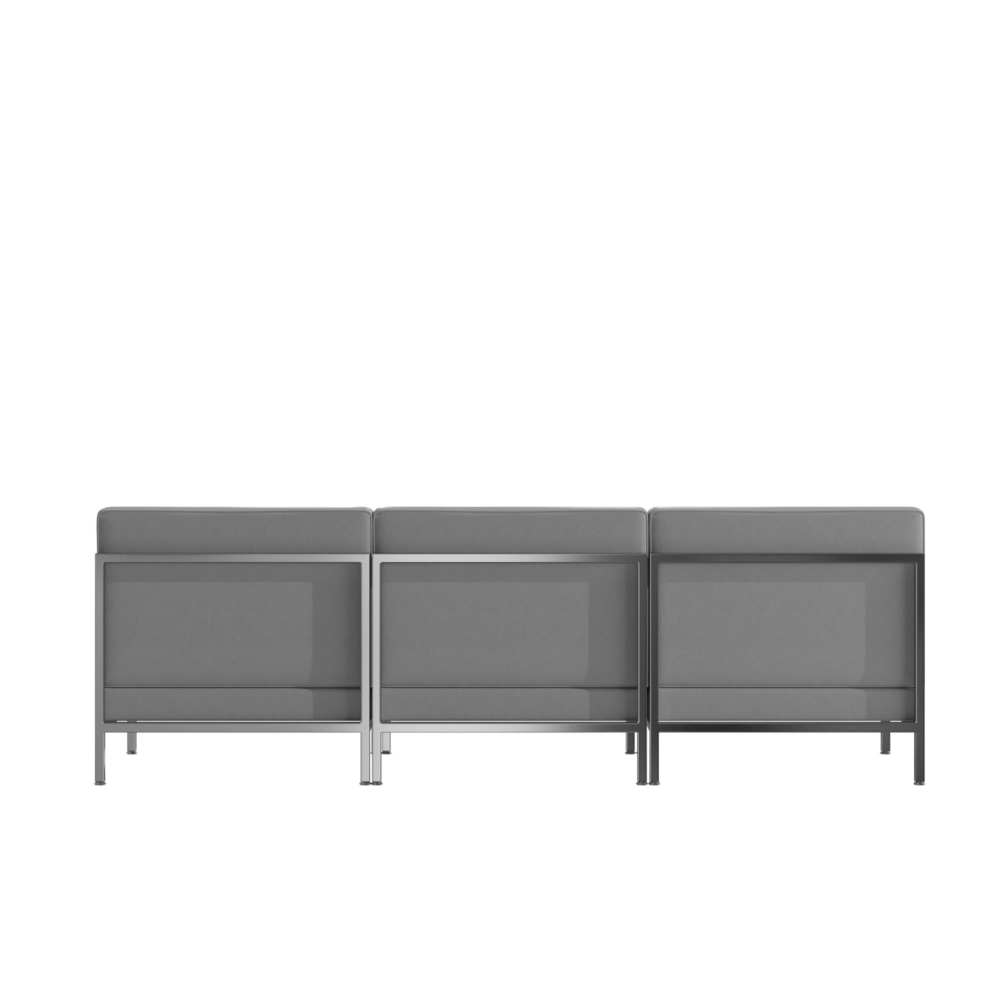 HERCULES Imagination Series 3 Piece Waiting Room LeatherSoft Lounge Set - Reception Bench by Flash Furniture - SchoolOutlet