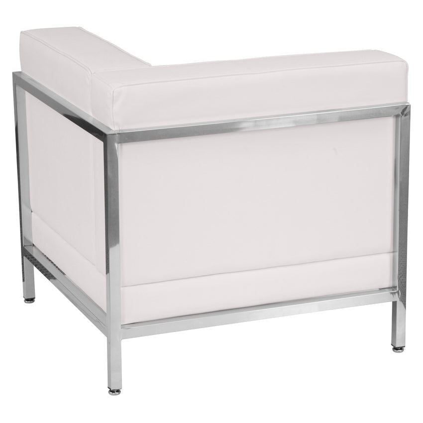 HERCULES Imagination Series Contemporary Right Corner Chair in LeatherSoft with Encasing Frame by Flash Furniture - SchoolOutlet