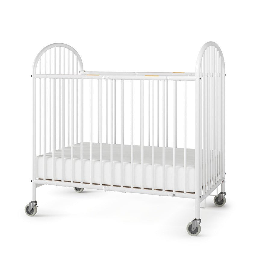 Foundations Pinnacle Folding Steel Baby Crib (FOU-1331360) - SchoolOutlet