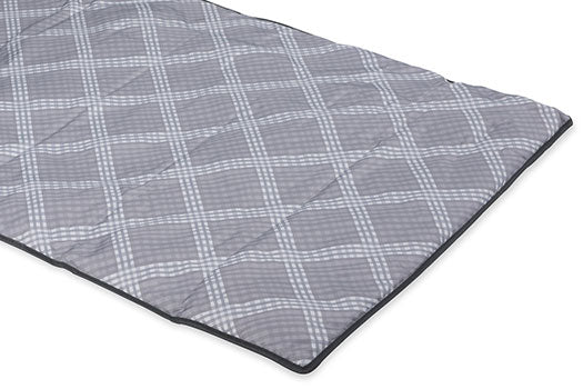 Foundations - Sleep 'n Store Play Yard - Mod Plaid Graphite - Pack of 3 (FOU - 235X227) - SchoolOutlet
