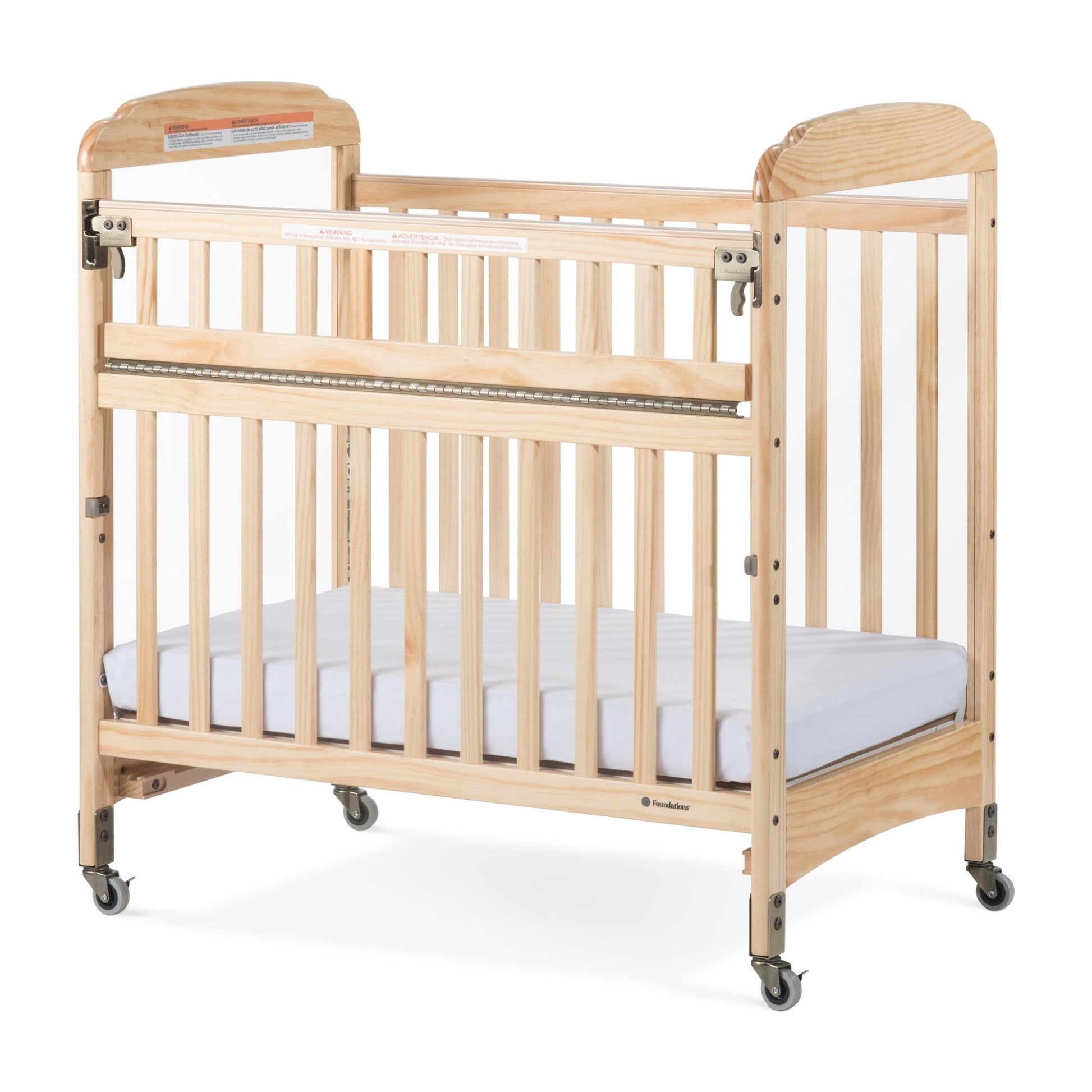 Foundations Next Gen Serenity SafeReach Compact Crib (FOU-2542040) - SchoolOutlet