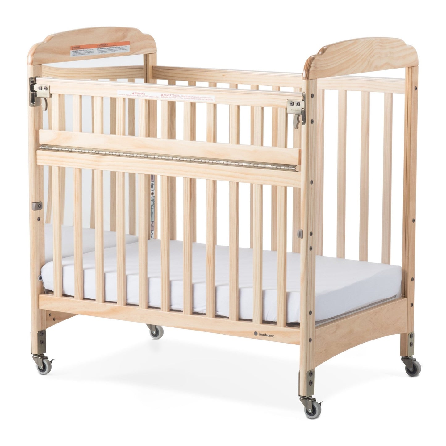 Foundations Next Gen Serenity SafeReach Compact Crib (FOU-2542040) - SchoolOutlet