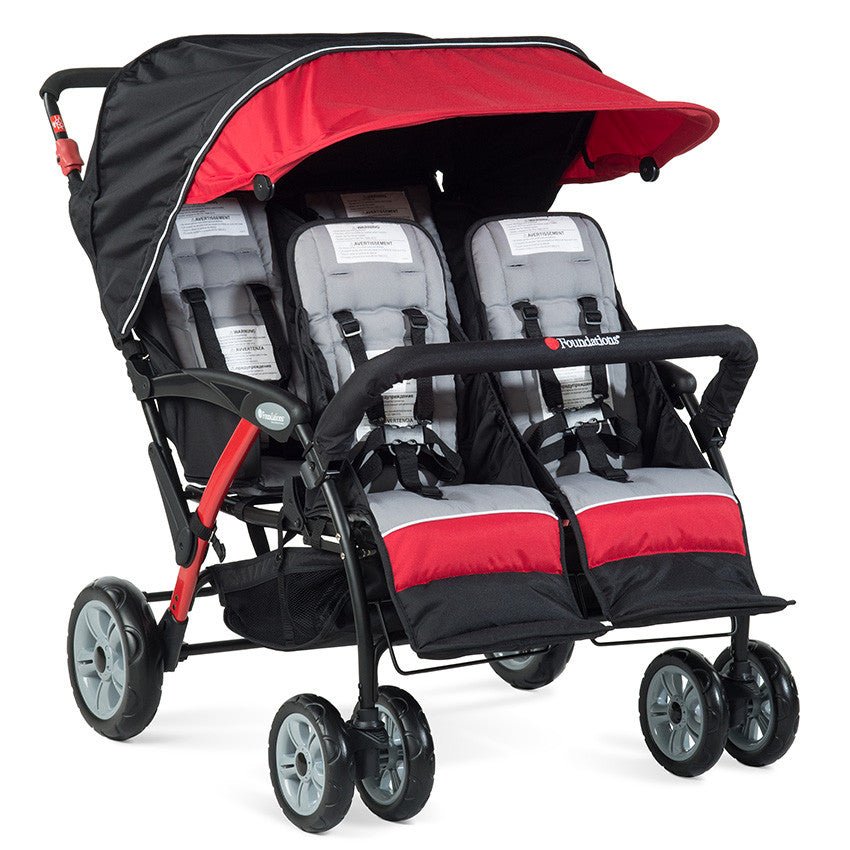 Foundations - Multi Child Quad Stroller (FOU - 4141XXX) - SchoolOutlet