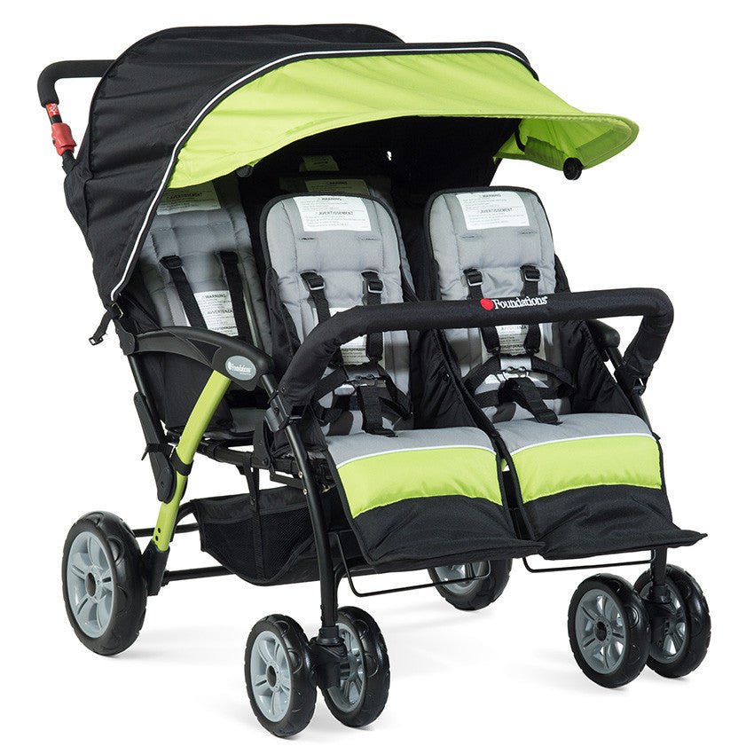 Foundations - Multi Child Quad Stroller (FOU-4141XXX) – SchoolOutlet