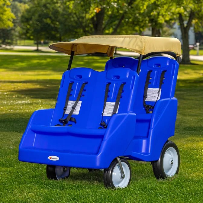 Foundations Gaggle Parade 4 Buggy with EasyLoad Steps, 57.55"L x 29.75"W x 41"H (FOU-41420XX) - SchoolOutlet