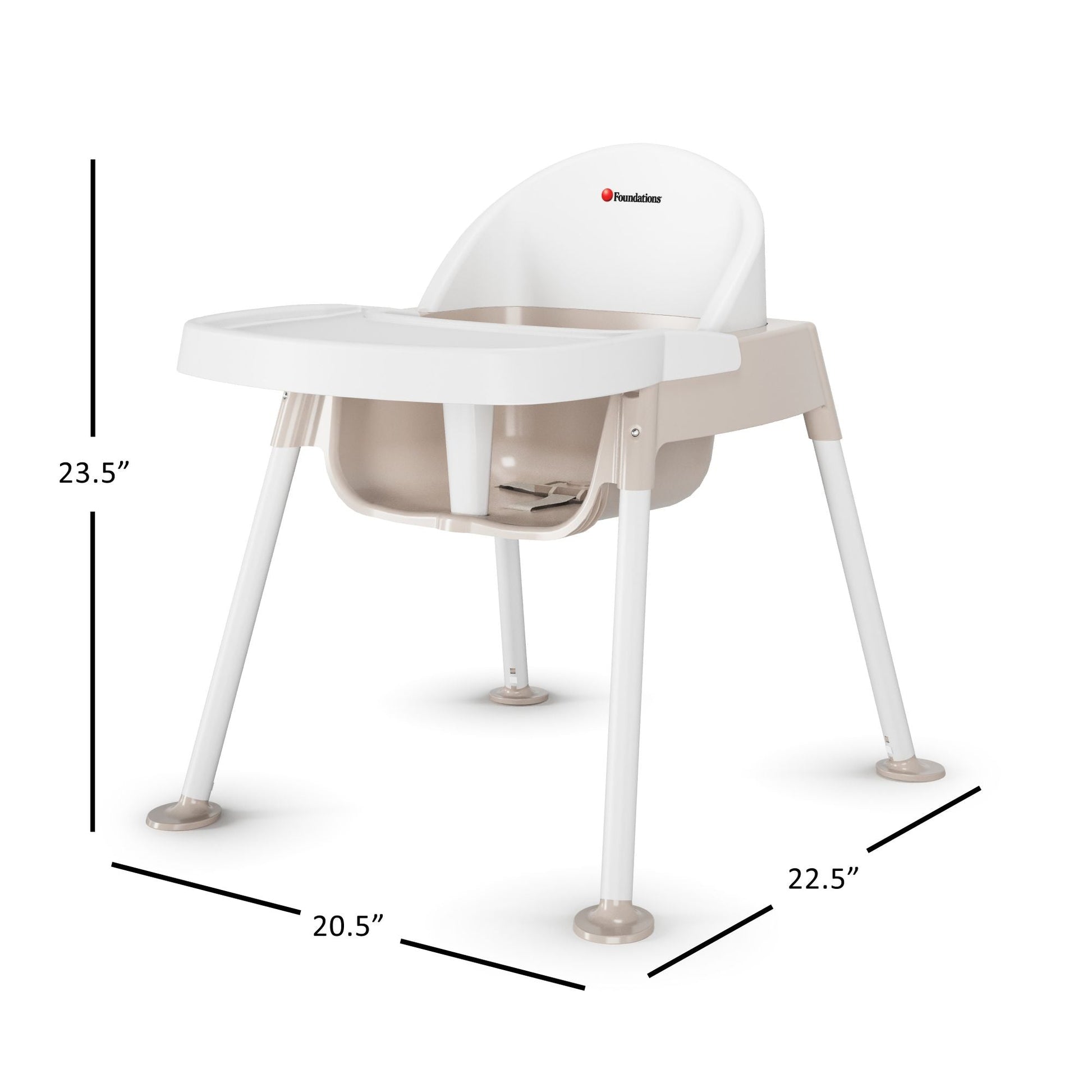 Foundations - Secure Sitter Tip & Slip Proof Feeding Chair, 11" Seat Height (FOU - 4601247) - SchoolOutlet