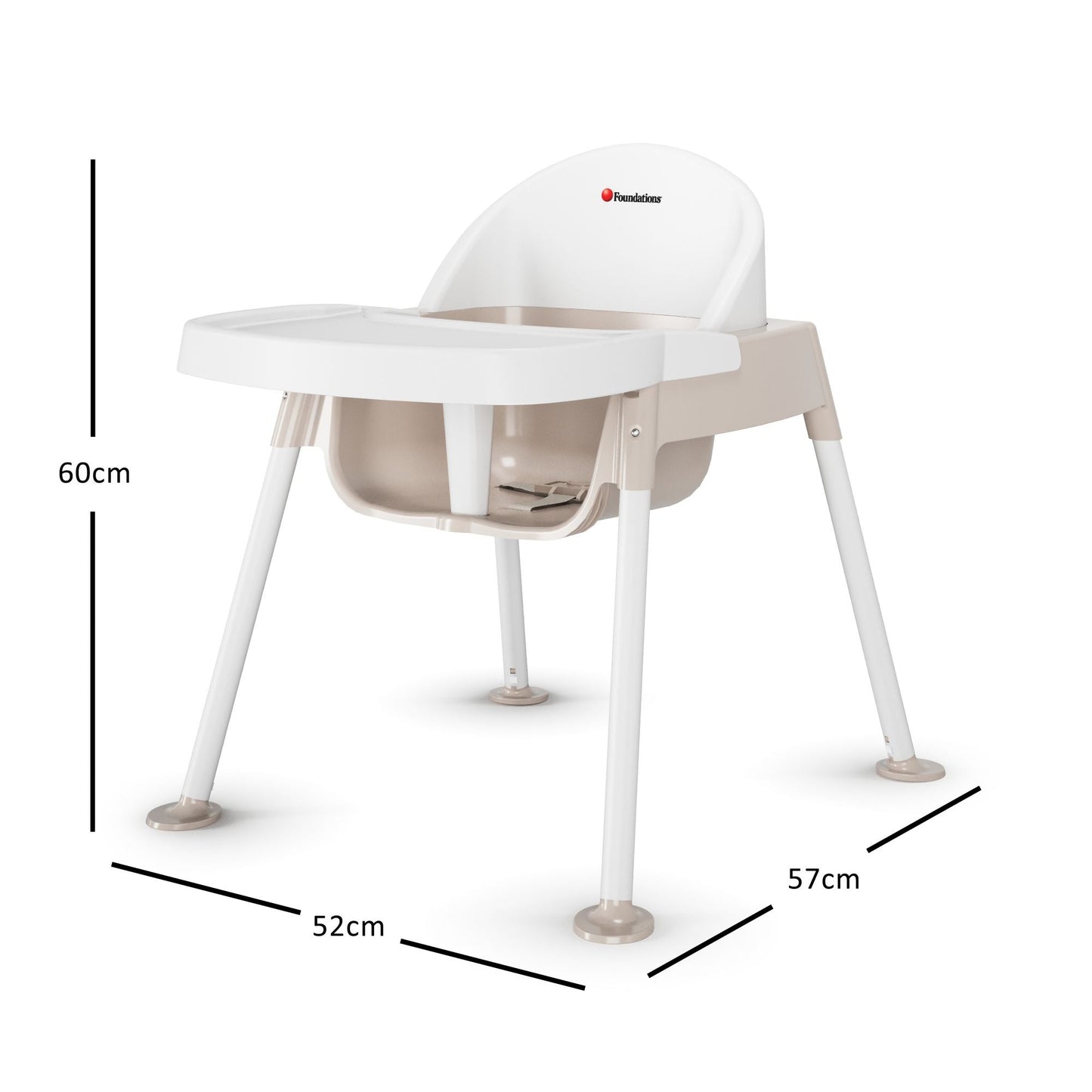 Foundations - Secure Sitter Tip & Slip Proof Feeding Chair, 11" Seat Height (FOU - 4601247) - SchoolOutlet