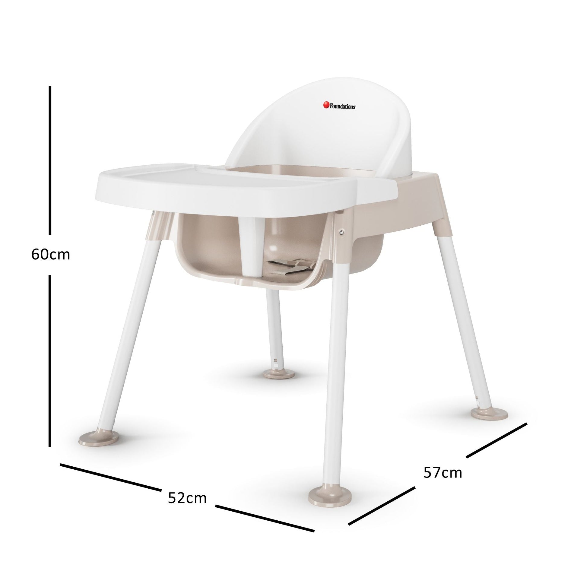 Foundations - Secure Sitter Tip & Slip Proof Feeding Chair, 11" Seat Height (FOU - 4601247) - SchoolOutlet