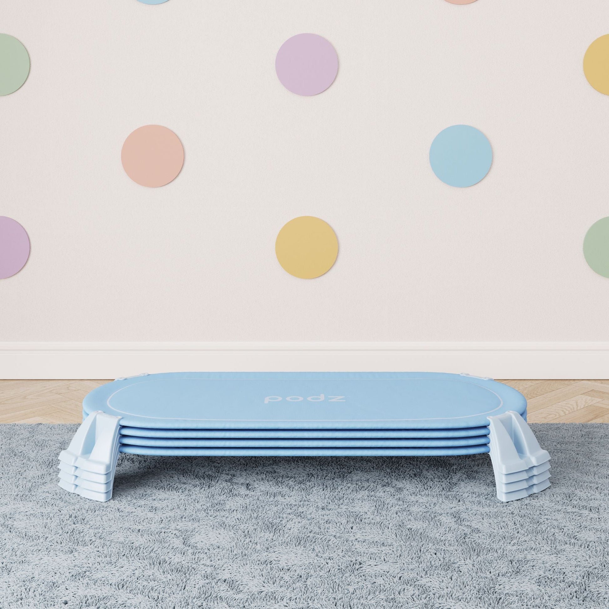 Foundations - Podz Standard Cot Bed - Pack of 4 (FOU - 4604037) - SchoolOutlet
