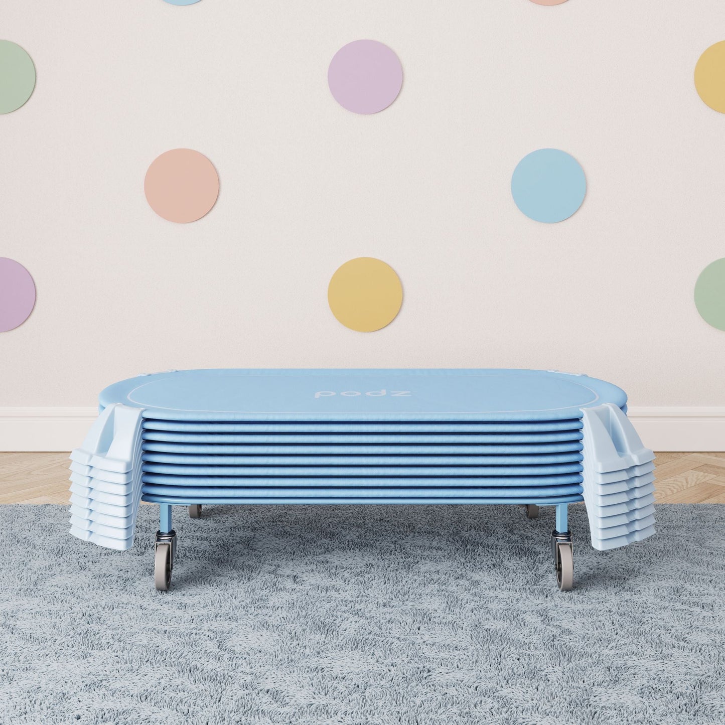 Foundations - Podz Standard Cot Bed - Pack of 4 (FOU - 4604037) - SchoolOutlet