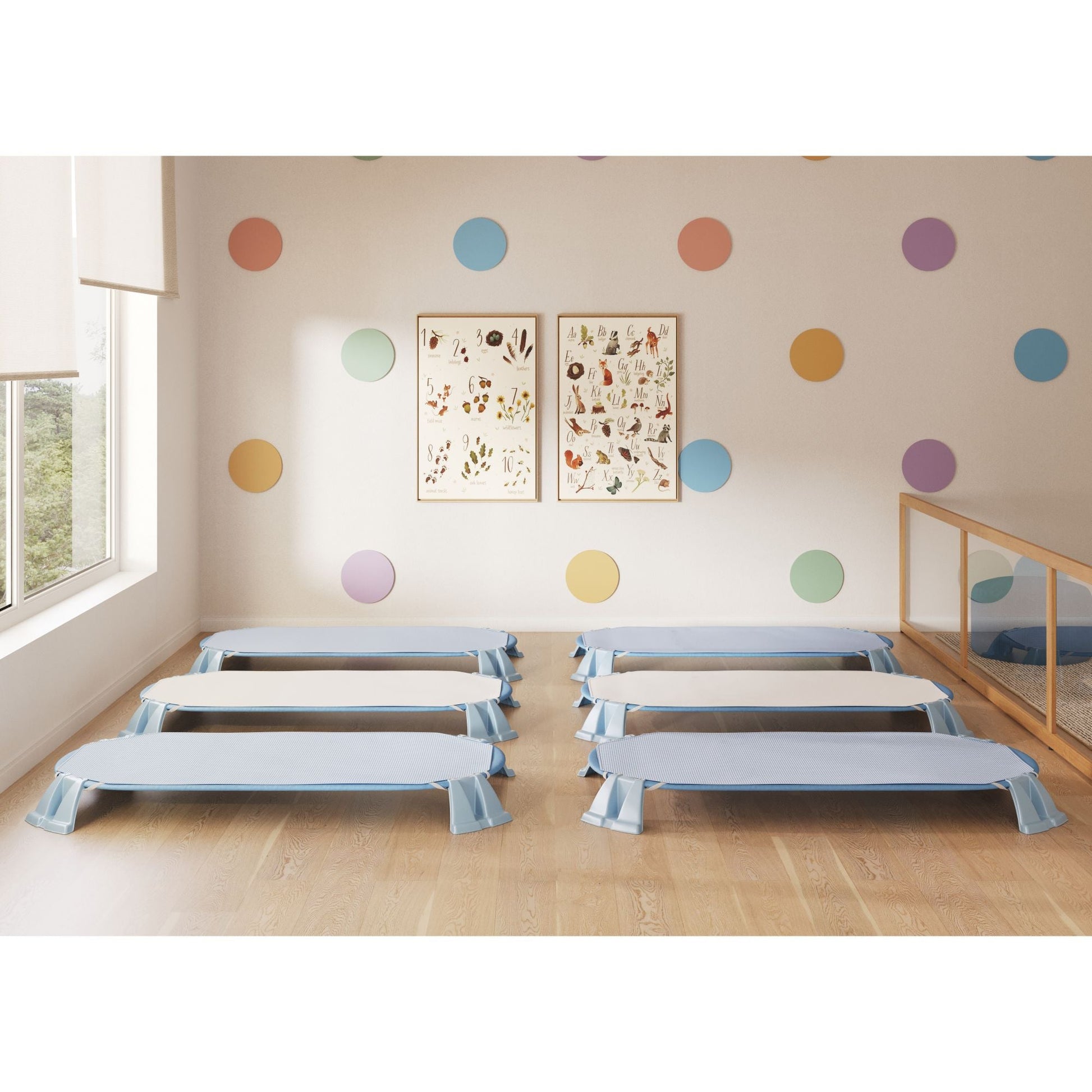 Foundations - Podz Standard Cot Bed - Pack of 4 (FOU - 4604037) - SchoolOutlet