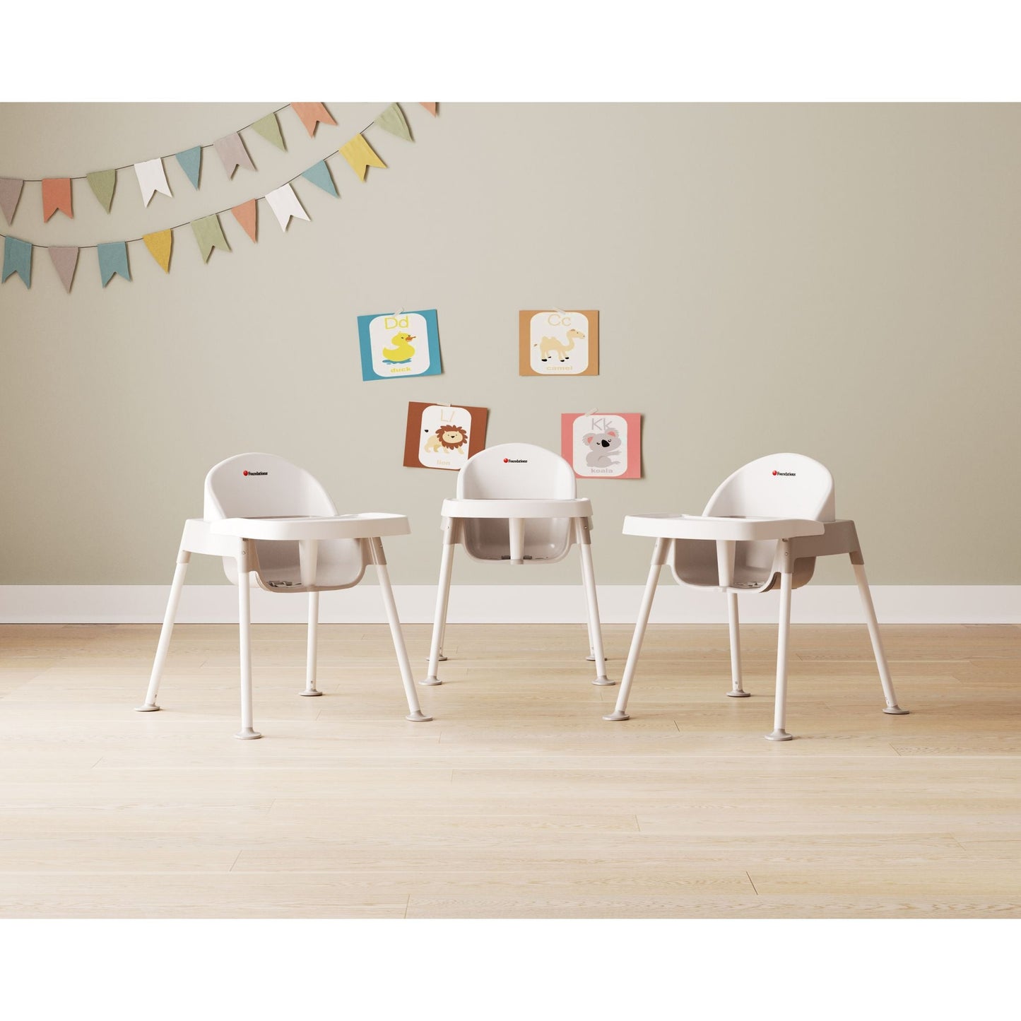 Foundations - Secure Sitter Tip & Slip Proof Feeding Chair, 13" Seat Height - Pack of 3 (FOU - 4633247) - SchoolOutlet
