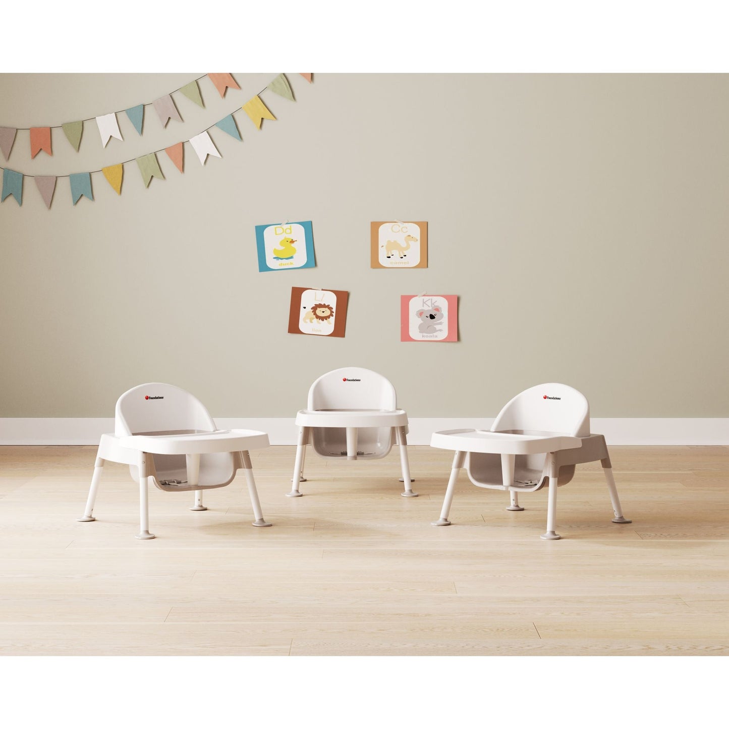 Foundations - Secure Sitter Tip & Slip Proof Feeding Chair, 7" Seat Height - Pack of 3 (FOU - 4637247) - SchoolOutlet