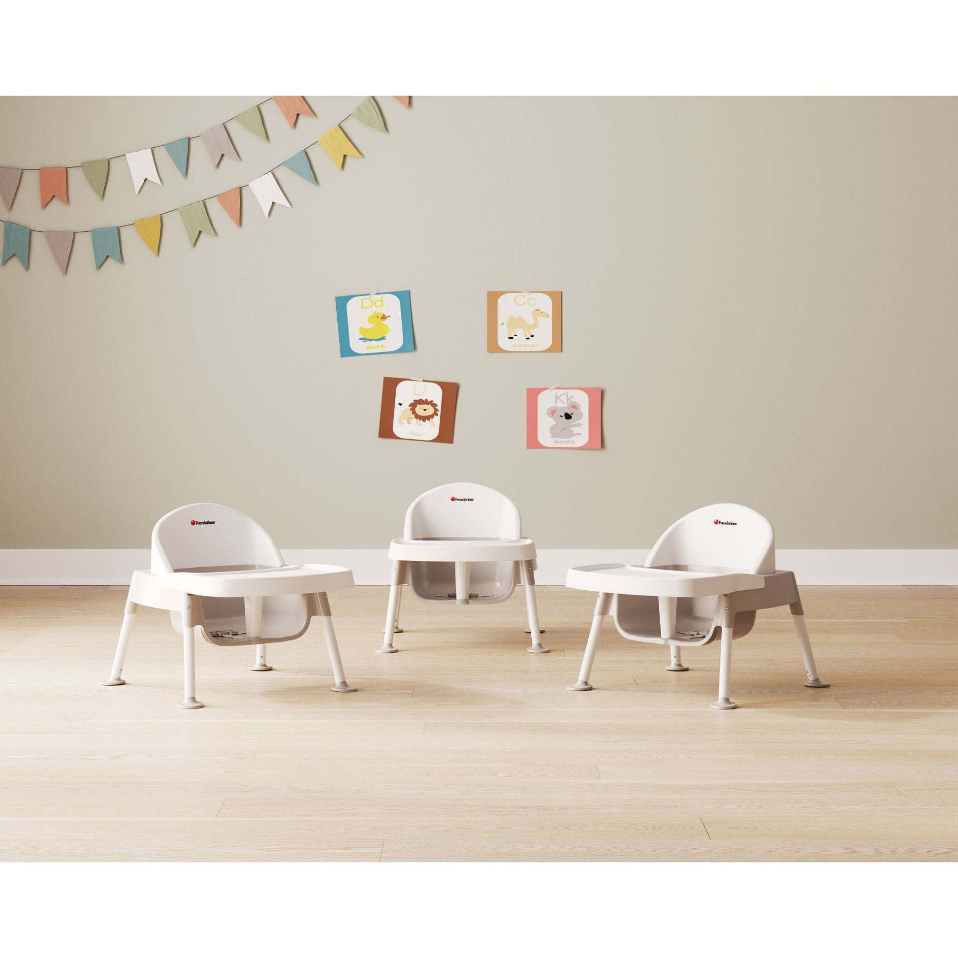 Foundations - Secure Sitter Tip & Slip Proof Feeding Chair, 7" Seat Height - Pack of 3 (FOU - 4637247) - SchoolOutlet