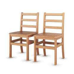 Foundations - Little Scholars Kids Wooden Chair - 16" Seat Height - Set of 2 (FOU-5016047)