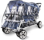 Foundations Jamboree and LX6 6 Passenger Stroller Rain Cover Clear 33.5