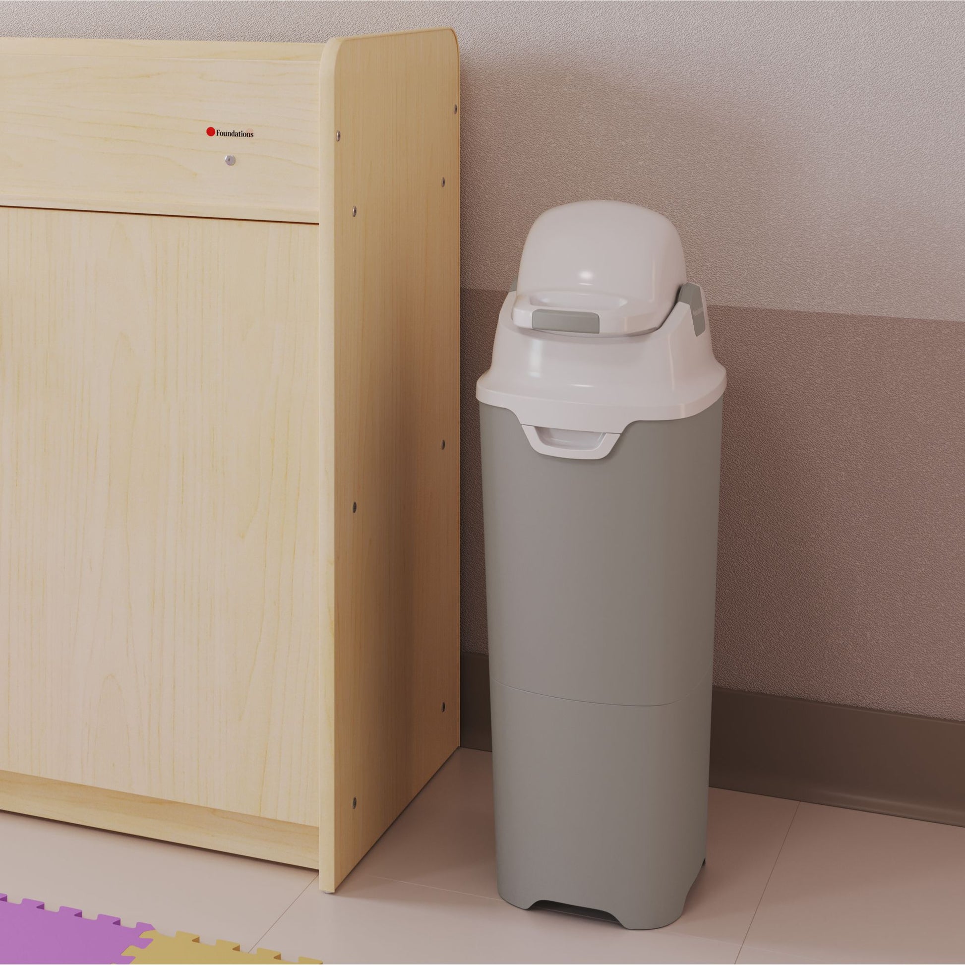 Foundations - Premium Tall Diaper Pail (FOU - 9612XXX) - SchoolOutlet