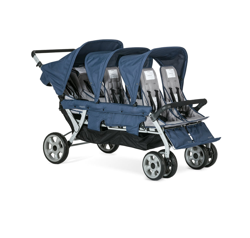 Foundations Jamboree 6 Seat Multi - Child Stroller 33"W x 71"L x 42"H (FOU - 990913X) - SchoolOutlet