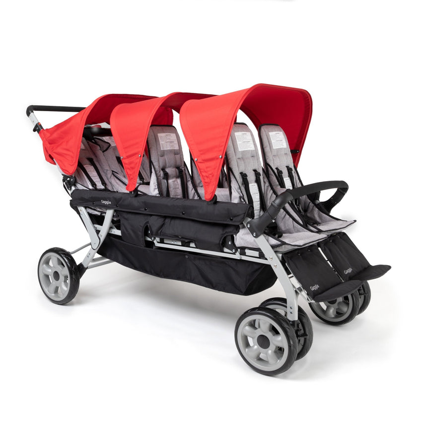 Foundations Jamboree 6 Seat Multi - Child Stroller 33"W x 71"L x 42"H (FOU - 990913X) - SchoolOutlet