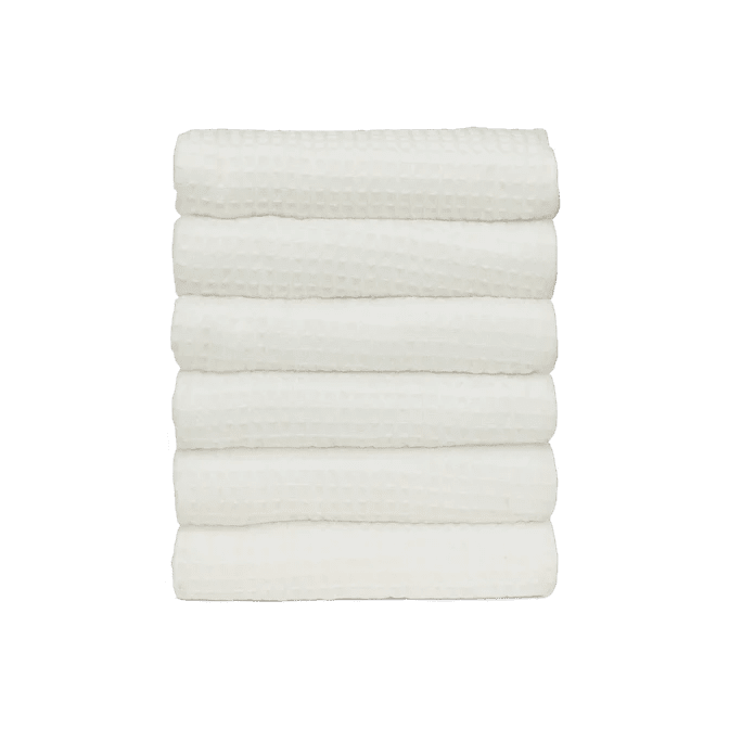 Foundations ThermaLux Baby Blankets, White, 6-Pack, 32"L x 40"W (FOU-CB-TL-WH-06) - SchoolOutlet